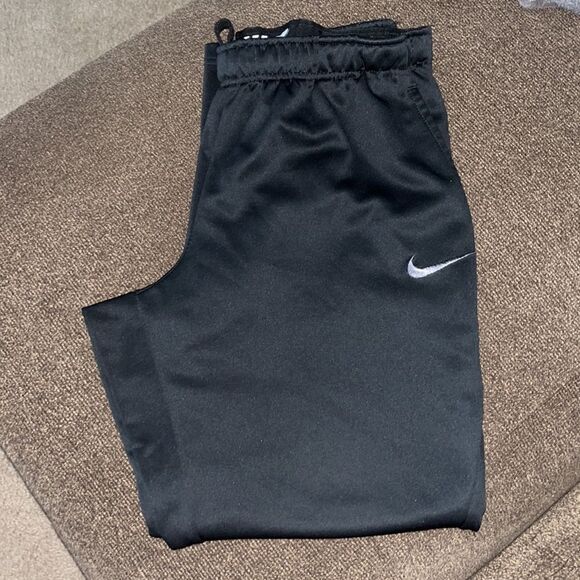 Nike Drifit Black Elastic Waistband w/ Drawstrings Running Warmup Pant- Large - Picture 14 of 16
